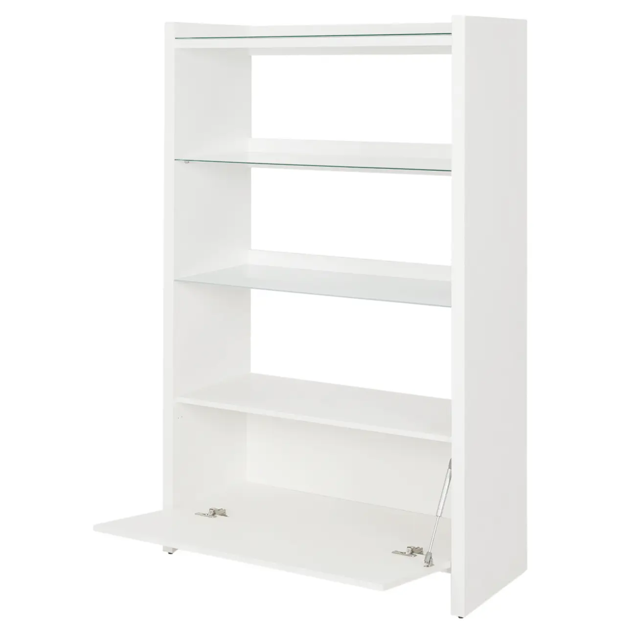 ESTANTE 97 CM X 1,55 M VETRO - BRANCO/BRANCO - Foto 2