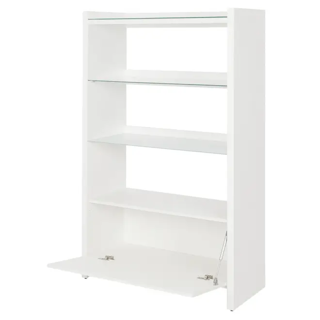 ESTANTE 97 CM X 1,55 M VETRO - BRANCO/BRANCO - Foto 2