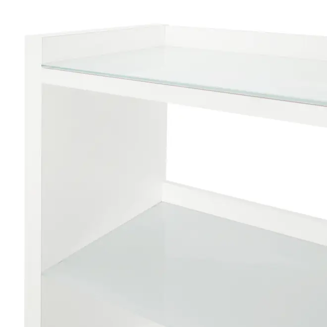 ESTANTE 97 CM X 1,55 M VETRO - BRANCO/BRANCO - Foto 5