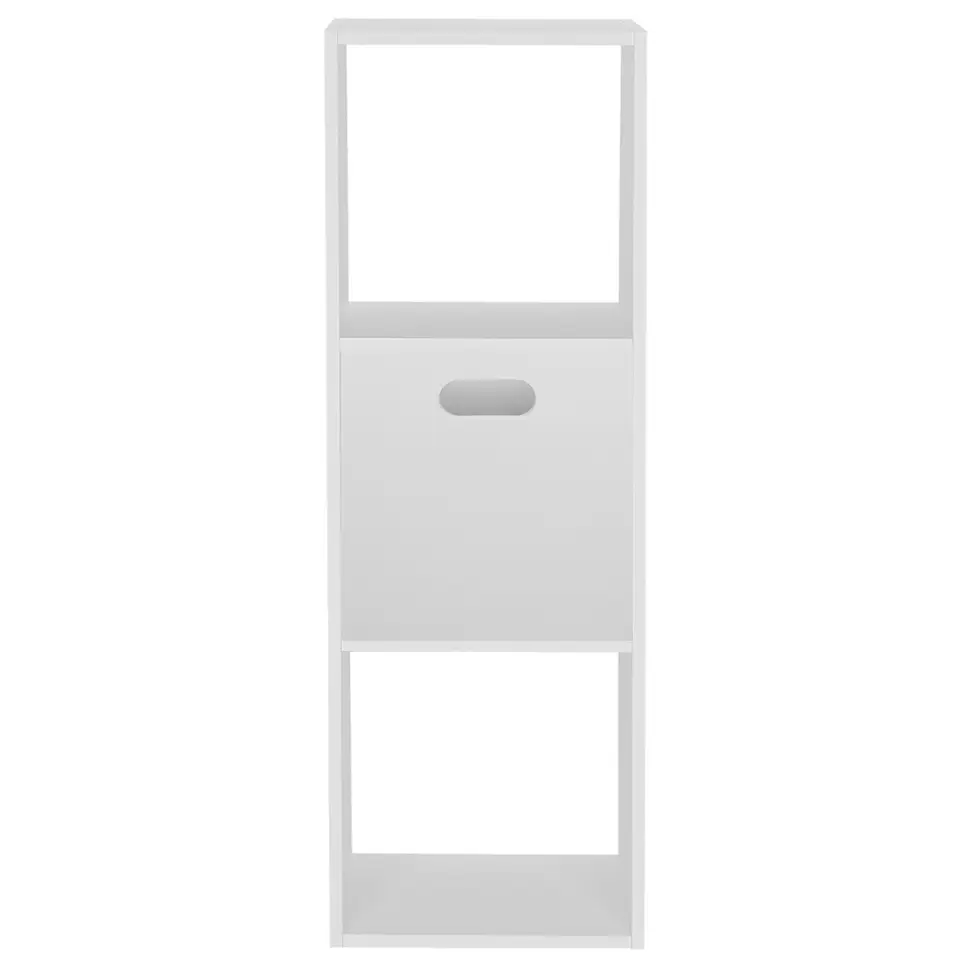 ESTANTE 44X128 C/ CAIXA CÉLULA - BRANCO/BRANCO - Foto 1