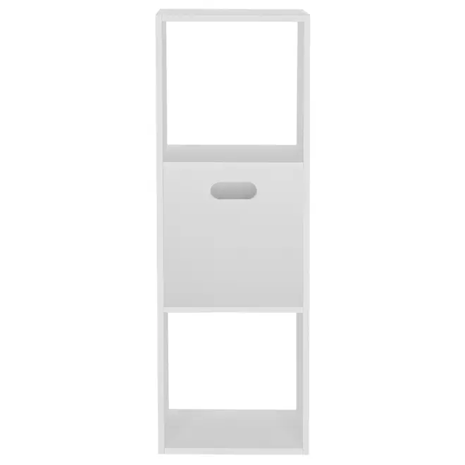ESTANTE 44X128 C/ CAIXA CÉLULA - BRANCO/BRANCO - Foto 1