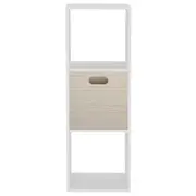 ESTANTE 44X128 C/ CAIXA CÉLULA - BRANCO/NATURAL WASHED - Foto 1