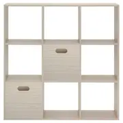 ESTANTE 128X128 C/2 CAIXAS CÉLULA - NATURAL WASHED/NATURAL WASHED - Foto 1