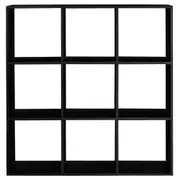 ESTANTE 128X128 C/3 CAIXAS CÉLULA - PRETO/NATURAL WASHED - Foto 2