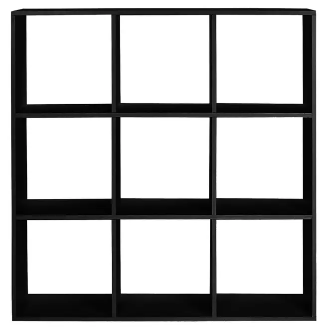 ESTANTE 128X128 C/3 CAIXAS CÉLULA - PRETO/NATURAL WASHED - Foto 2