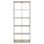 ESTANTE 86X212 C/3 CAIXAS CÉLULA - NATURAL WASHED/BRANCO - Foto 2
