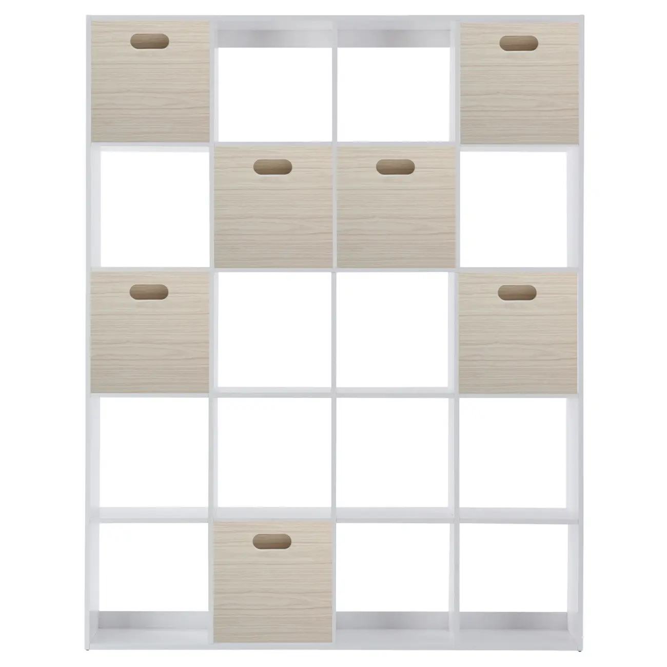 ESTANTE 170X212 C/7 CAIXAS CÉLULA - BRANCO/NATURAL WASHED - Foto 1
