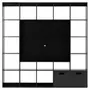 ESTANTE TV C/2 CAIXAS CÉLULA - PRETO/PRETO - Foto 1