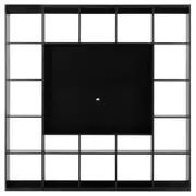 ESTANTE TV C/2 CAIXAS CÉLULA - PRETO/PRETO - Foto 2