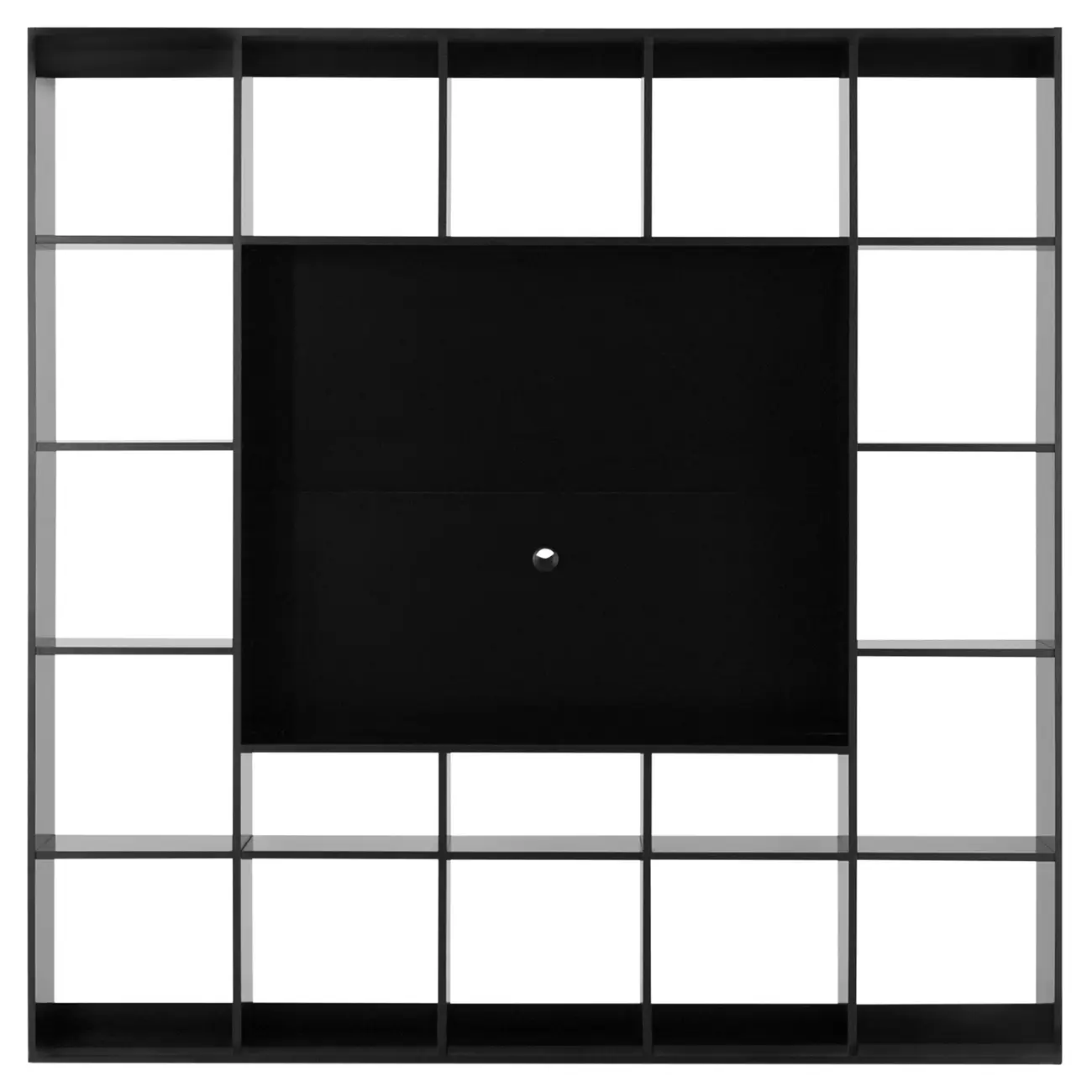 ESTANTE TV C/2 CAIXAS CÉLULA - PRETO/PRETO - Foto 2