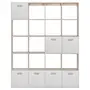 ESTANTE 170X212 C/7 CAIXAS CÉLULA - NATURAL WASHED/BRANCO - Foto 1