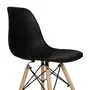 CONJUNTO COM 2 CADEIRAS EASY WOOD - FAIA/PRETO - Foto 7