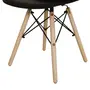 CONJUNTO COM 2 CADEIRAS EASY WOOD - FAIA/PRETO - Foto 8