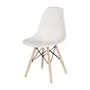 CONJUNTO COM 2 CADEIRAS EASY WOOD - FAIA/BRANCO - Foto 2