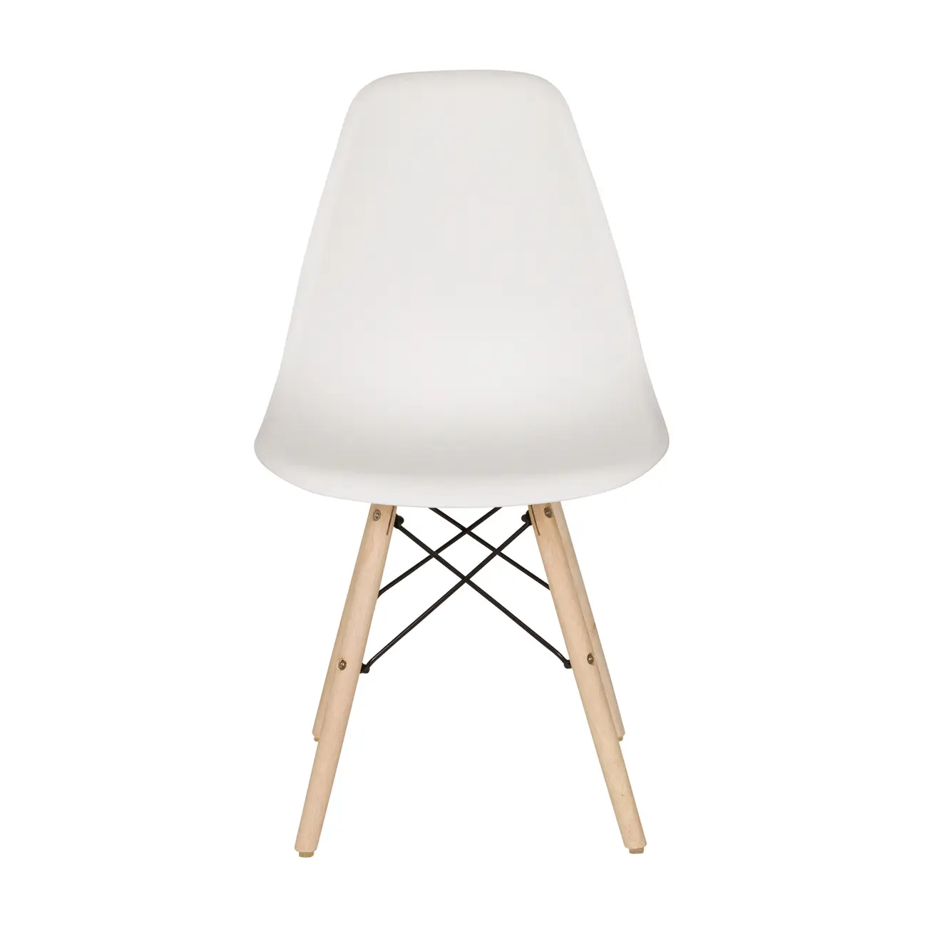 CONJUNTO COM 2 CADEIRAS EASY WOOD - FAIA/BRANCO - Foto 3