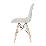 CONJUNTO COM 2 CADEIRAS EASY WOOD - FAIA/BRANCO - Foto 4