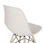 CONJUNTO COM 2 CADEIRAS EASY WOOD - FAIA/BRANCO - Foto 6
