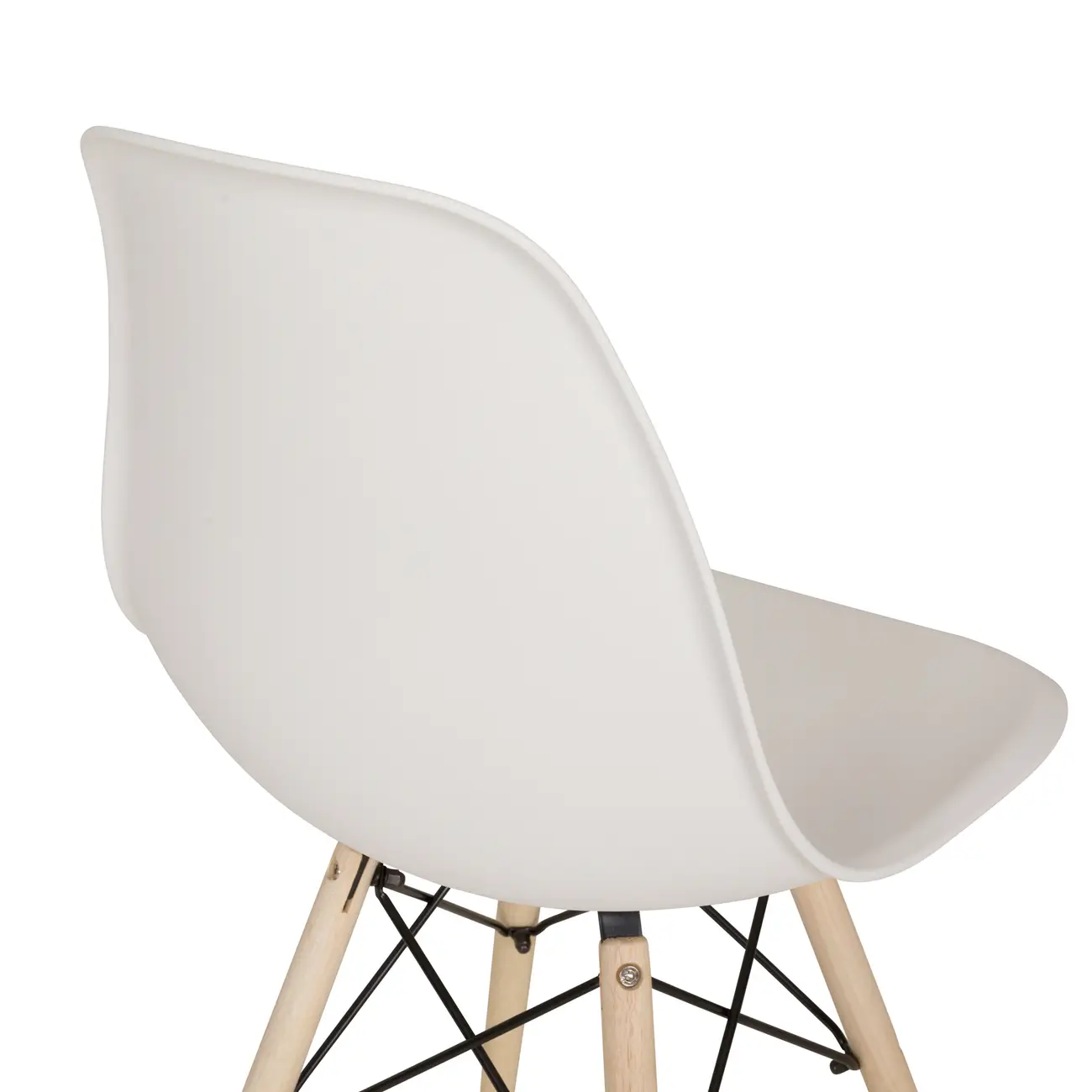 CONJUNTO COM 2 CADEIRAS EASY WOOD - FAIA/BRANCO - Foto 6