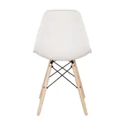 CONJUNTO COM 2 CADEIRAS EASY WOOD - FAIA/BRANCO - Foto 8