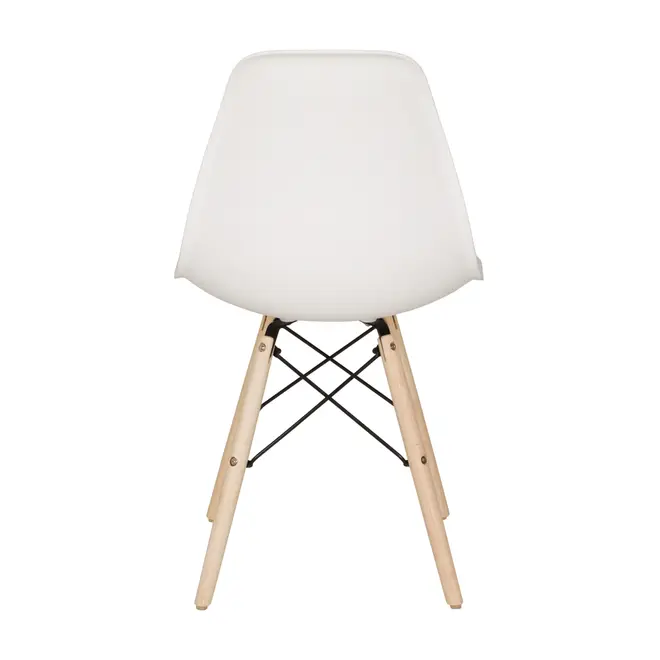 CONJUNTO COM 2 CADEIRAS EASY WOOD - FAIA/BRANCO - Foto 8