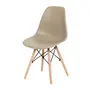 CONJUNTO COM 2 CADEIRAS EASY WOOD - FAIA BEGE - Foto 2