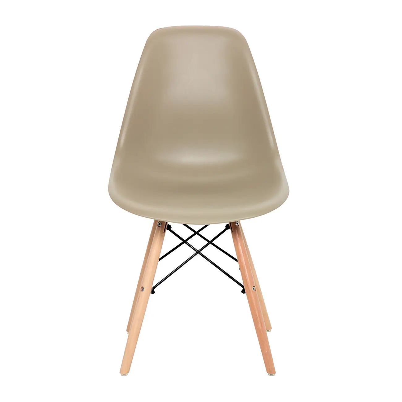 CONJUNTO COM 2 CADEIRAS EASY WOOD - FAIA BEGE - Foto 3
