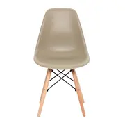 CONJUNTO COM 2 CADEIRAS EASY WOOD - FAIA BEGE - Foto 3