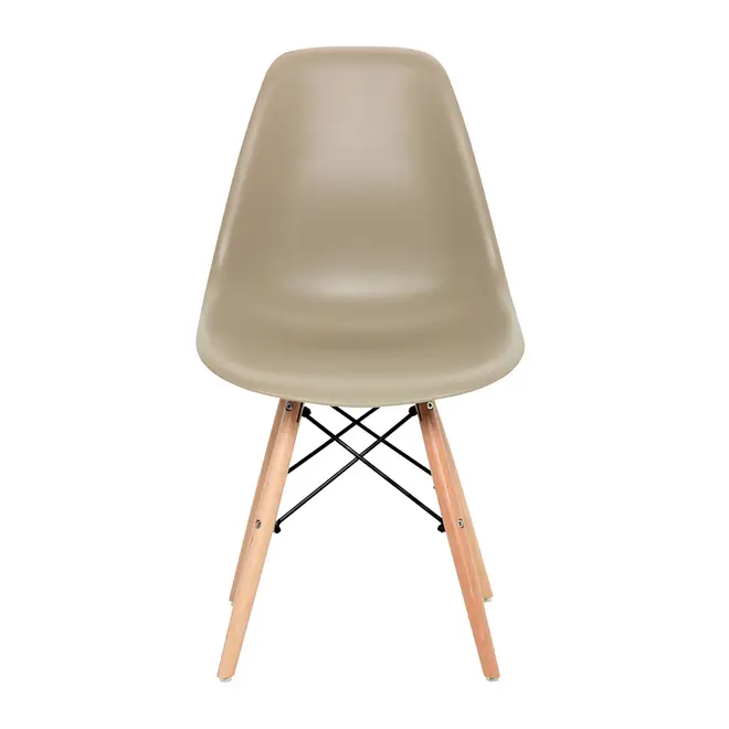 CONJUNTO COM 2 CADEIRAS EASY WOOD - FAIA BEGE - Foto 3