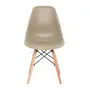 CONJUNTO COM 2 CADEIRAS EASY WOOD - FAIA BEGE - Foto 3