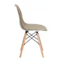 CONJUNTO COM 2 CADEIRAS EASY WOOD - FAIA BEGE - Foto 4