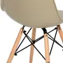 CONJUNTO COM 2 CADEIRAS EASY WOOD - FAIA BEGE - Foto 6
