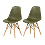 CONJUNTO COM 2 CADEIRAS EASY WOOD - FAIA/MUSGO - Foto 1