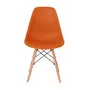CONJUNTO COM 2 CADEIRAS EASY WOOD - FAIA/TERRACOTA - Foto 3