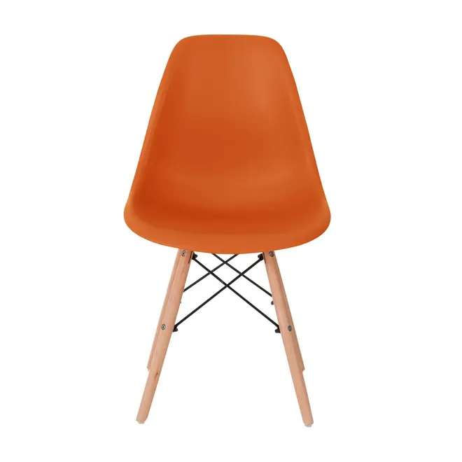 CONJUNTO COM 2 CADEIRAS EASY WOOD - FAIA/TERRACOTA - Foto 3
