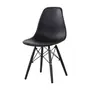 CONJUNTO COM 2 CADEIRAS EASY COLOR - PRETO/PRETO - Foto 2