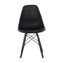 CONJUNTO COM 2 CADEIRAS EASY COLOR - PRETO/PRETO - Foto 3