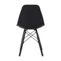 CONJUNTO COM 2 CADEIRAS EASY COLOR - PRETO/PRETO - Foto 5