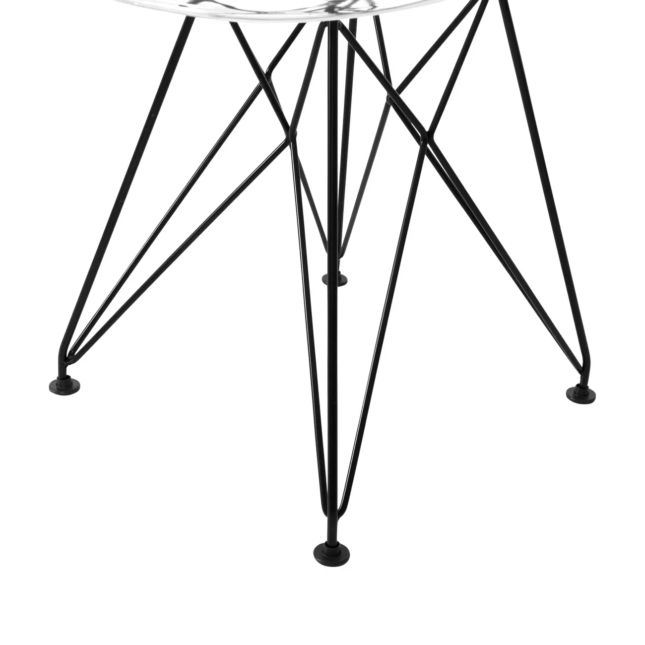 CONJUNTO COM 2 CADEIRAS EASY TOWER - PRETO/INCOLOR - Foto 7