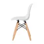 CONJUNTO 2 CADEIRAS INFANTIS EASY WOOD - FAIA/BRANCO - Foto 4