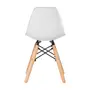 CONJUNTO 2 CADEIRAS INFANTIS EASY WOOD - FAIA/BRANCO - Foto 5