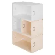 PÉ COM PÉ ESTANTE INFANTIL 90 CM X 90 CM - BRANCO/NATURAL WASHED - Foto 1