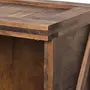 ARMÁRIO COM ESTANTE CRATES - ENCERADO CASTANHO - Foto 4