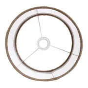 CÚPULA K LUZ 20 CM X 27 CM 30 CM - JUTA RÚSTICA - Foto 3