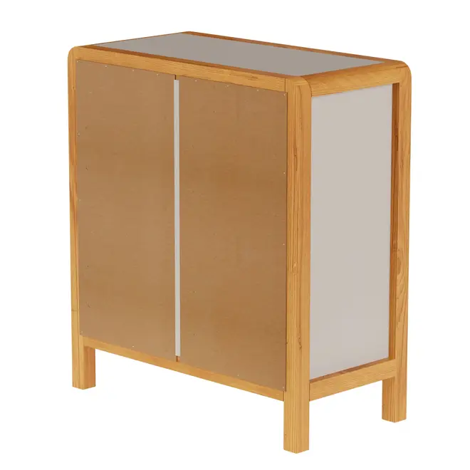 CÔMODA 4 GAVETAS 90 CM X 45 CM KANT - CAMELO/AMÊNDOA - Foto 32