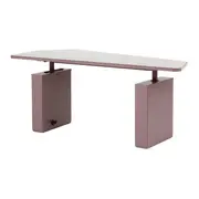 MESA 1,85 M X 80 CM ESGRIMA - RUBY MOCHA - Foto 6