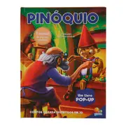 CONTOS DE FADA DIVERTIDOS EM 3D: PINOQUIO LIVRO INFANTIL - MULTICOR - Foto 1