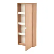 SAPATEIRA PARA PAREDE 1 PORTA DIREITA SLIMWOOD - OAK TAMMI/BRANCO - Foto 3