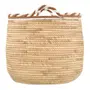 CESTO 39 CM X 35 CM PIRANGY - FIBRA CLARA/CANELA DO CEILÃO - Foto 2