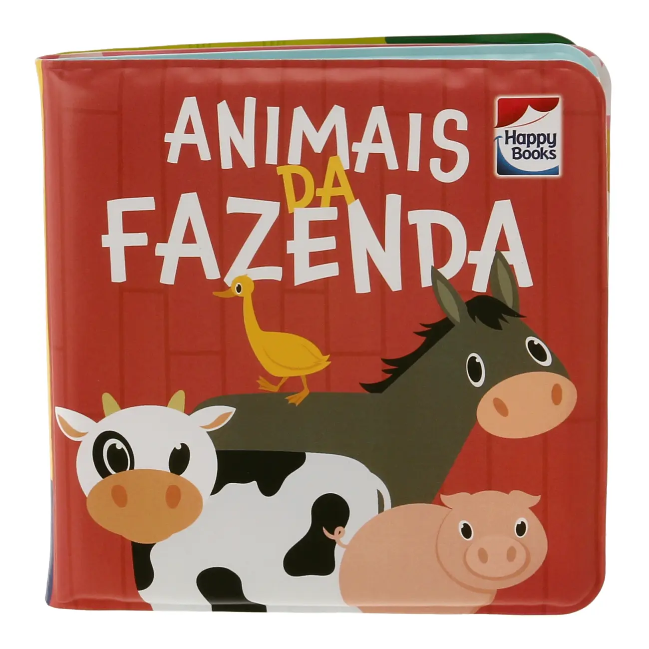 BANHO DIVERTIDO + TOYS: ANIMAIS DA FAZENDA LIVRO INFANTIL - MULTICOR - Foto 1
