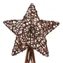 ESTRELA PONTEIRA 31 CM HOHO HOME - MARROM/MANJERICÃO - Foto 5
